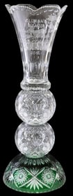 ULLMANN AWARD FOR EUROPEAN BIG GAME ANIMALS CUT-CRYSTAL TROPHY