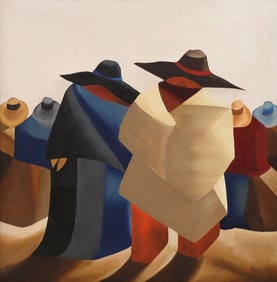 BECKIE BARNETT (20TH C.) SOUTHWEST STYLE PAINTING