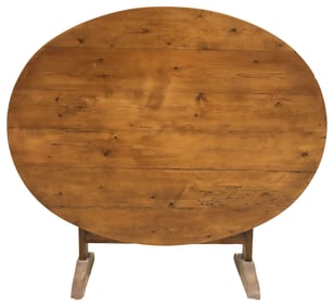 FRENCH PROVINCIAL TILT-TOP WINE TASTING TABLE