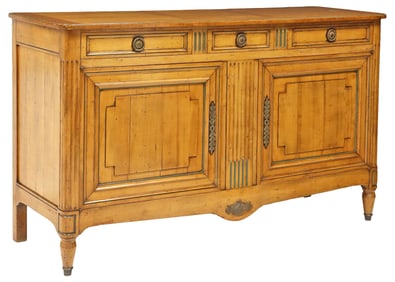FRENCH LOUIS XVI STYLE FRUITWOOD SIDEBOARD