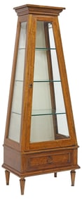 ITALIAN OBELISK-SHAPED DISPLAY CABINET