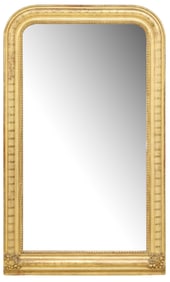 FRENCH LOUIS PHILIPPE GILTWOOD MIRROR, 46.5" X 28"