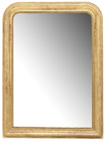 FRENCH LOUIS PHILIPPE GILTWOOD MIRROR, 44.5" X 34"