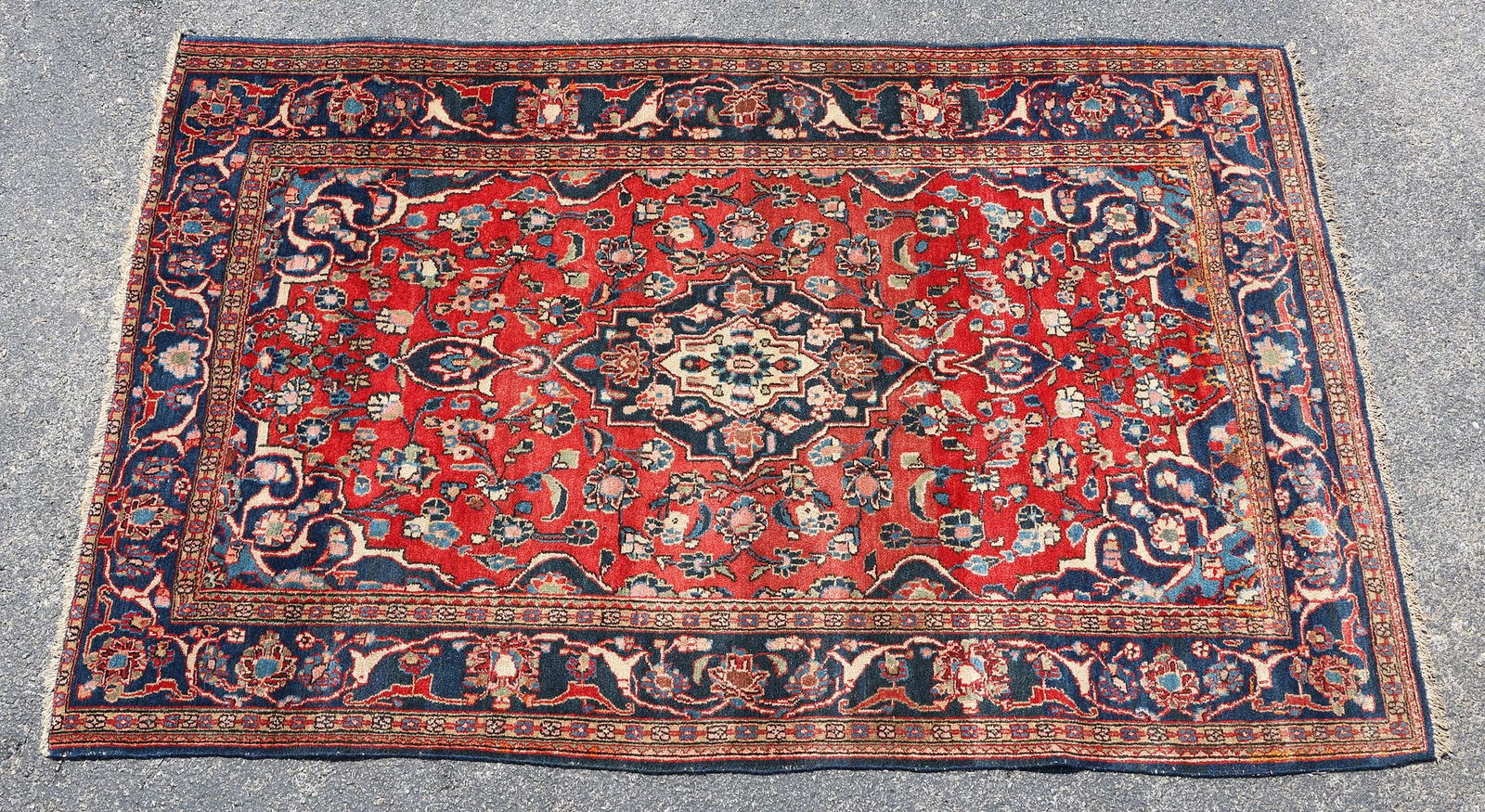 HAND-TIED PERSIAN KESHAN RUG, 6'4" X 4'4" (1 of 5)