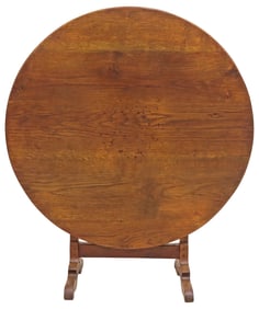 RUSTIC FRENCH PROVINCIAL TILT-TOP WINE TASTING TABLE