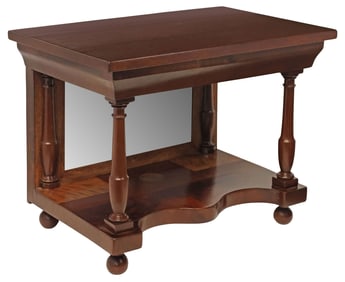 MINIATURE CLASSICAL STYLE MAHOGANY PIER TABLE