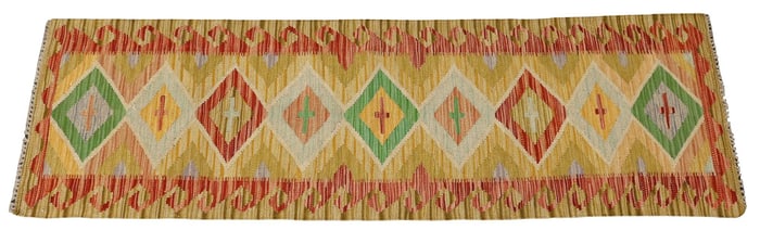 ESTATE FLATWOVEN KILIM RUNNER, 6'6" X 2'0.5"