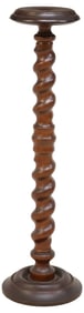 ITALIAN SPIRAL TWIST COLUMNAR DISPLAY PEDESTAL