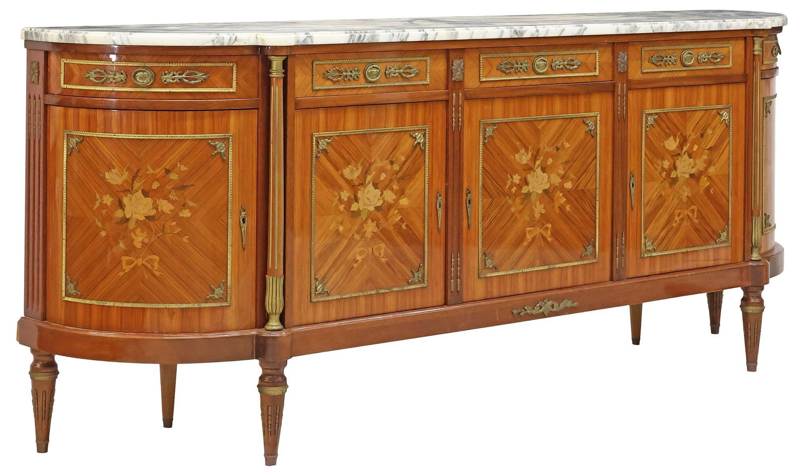 FRENCH LOUIS XVI STYLE MARBLE-TOP SIDEBOARD (1 of 6)