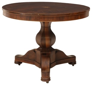 FRENCH LOUIS PHILIPPE ROSEWOOD & MARQUETRY GUERIDON
