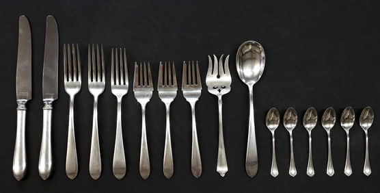 (16) ASSORTED STERLING SILVER FLATWARE, KIRK & SON