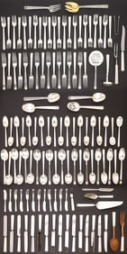 (123) TIFFANY & CO. 'HAMPTON' STERLING SILVER FLATWARE SERVICE