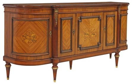 FRENCH LOUIS XVI STYLE MARQUETRY SIDEBOARD