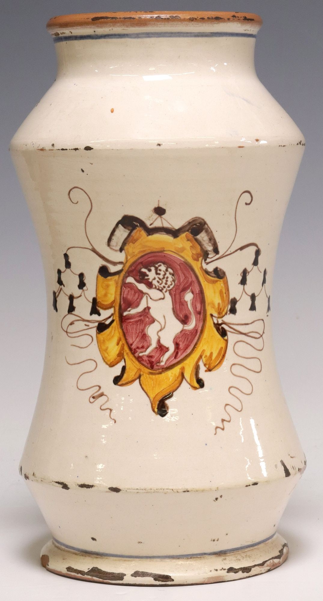 ITALIAN MAJOLICA ALBARELLO PHARMACY JAR (1 of 4)