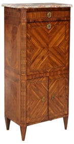 FRENCH LOUIS XVI STYLE SECRETAIRE A ABATTANT