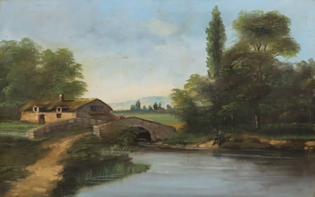 FRENCH SCHOOL LANDSCAPE PAINTING