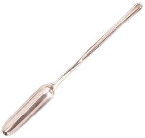 ENGLISH GEORGE III STERLING SILVER MARROW SCOOP