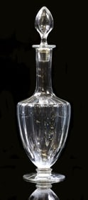 FRENCH BACCARAT CRYSTAL 'CAPRI' DECANTER & STOPPER
