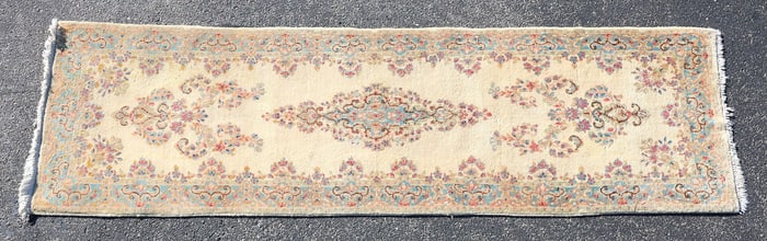 ESTATE HAND-TIED KERMAN RUNNER, 8' X 2'6"