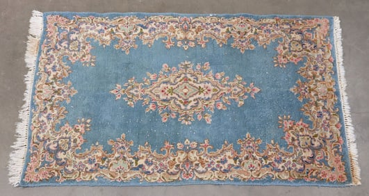 ESTATE HAND-TIED KERMAN RUG, 5' X 3'1"