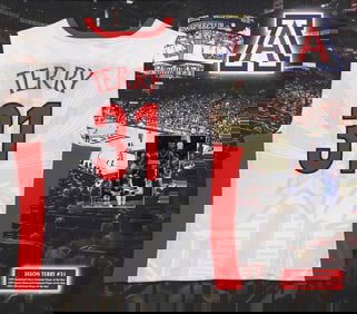 JASON TERRY ARIZONA WILDCATS JERSEY, PHOTO AND 1999 RECORDS