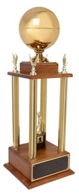 JASON TERRY 1998 PLAYER OF THE YEAR TROPHY CHEVROLET & CBS SPORTS