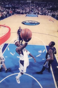 JASON TERRY BASKET SHOT, MAVERICKS VS GRIZZLIES