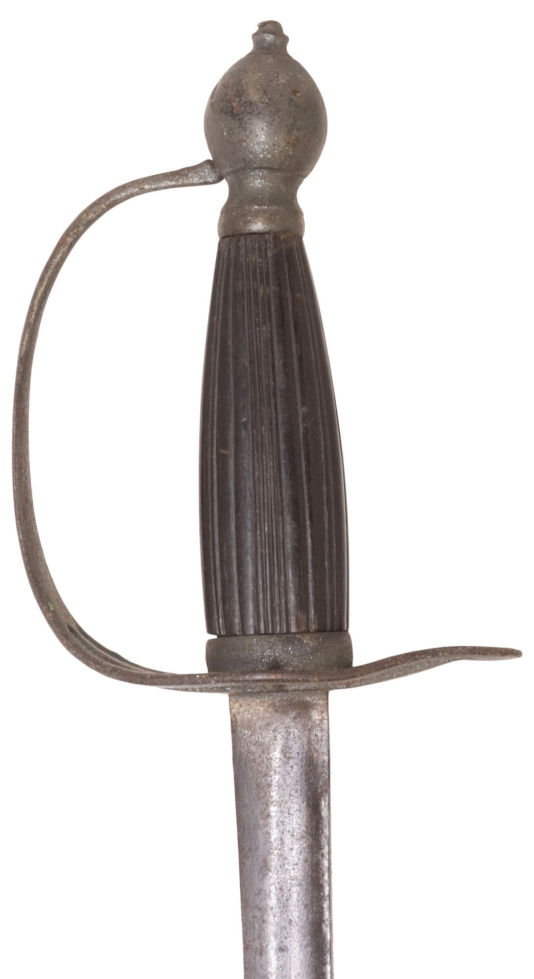 BRITISH 18TH C. SPADROON, THOMAS READ, DUBLIN (1 of 5)