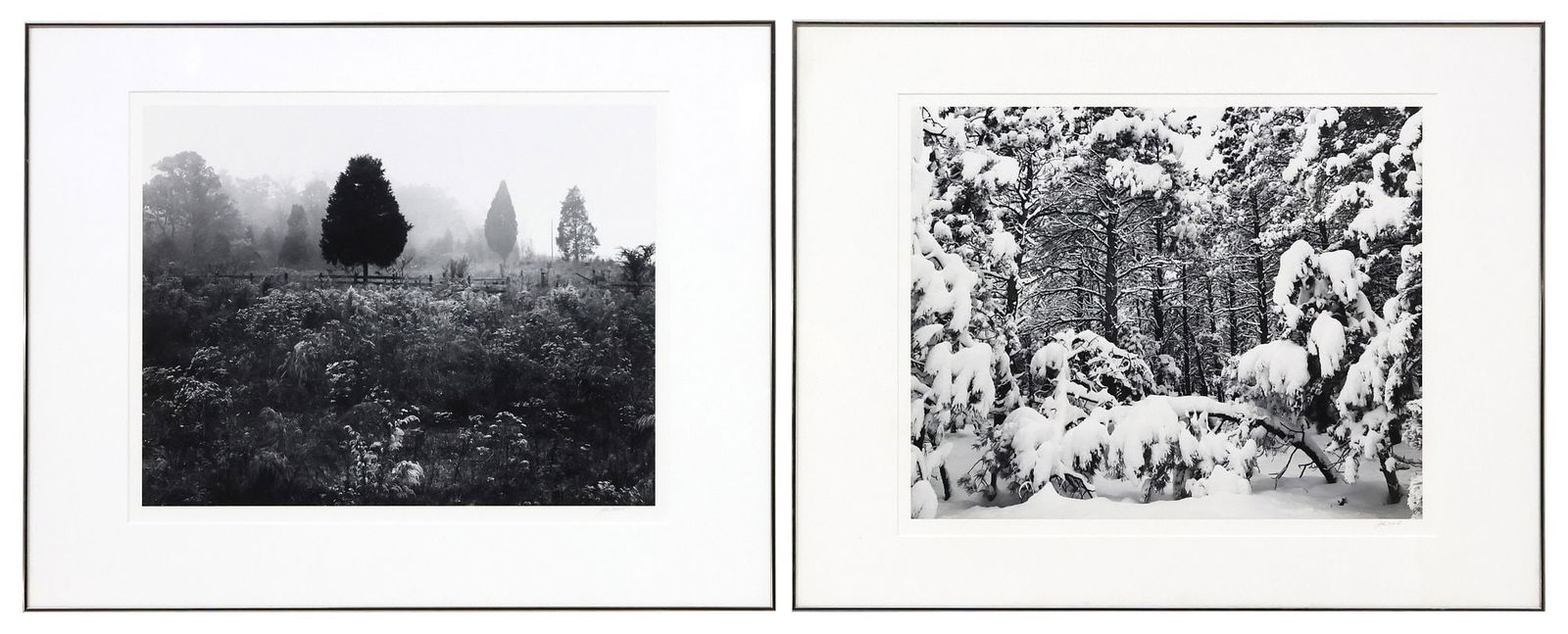 (2) JOHN WARD (B.1943) SIGNED BLACK & WHITE LANDSCAPE PHOTOGRAPHS (1 of 6)