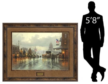 LARGE G. HARVEY (D.2017) PRINT, 'REFLECTIONS OF YESTERDAY', ARTISTS PROOF 35/75