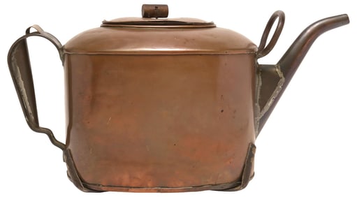 LARGE ENGLISH VICTORIAN COPPER KETTLE