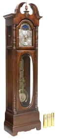 HOWARD MILLER 'ROBINSON' CHERRYWOOD CHIMING GRANDFATHER CLOCK