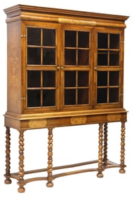 WARING & GILLOW WILLIAM & MARY STYLE CABINET-ON-STAND
