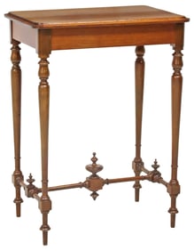FRENCH MAHOGANY OCCASIONAL TABLE