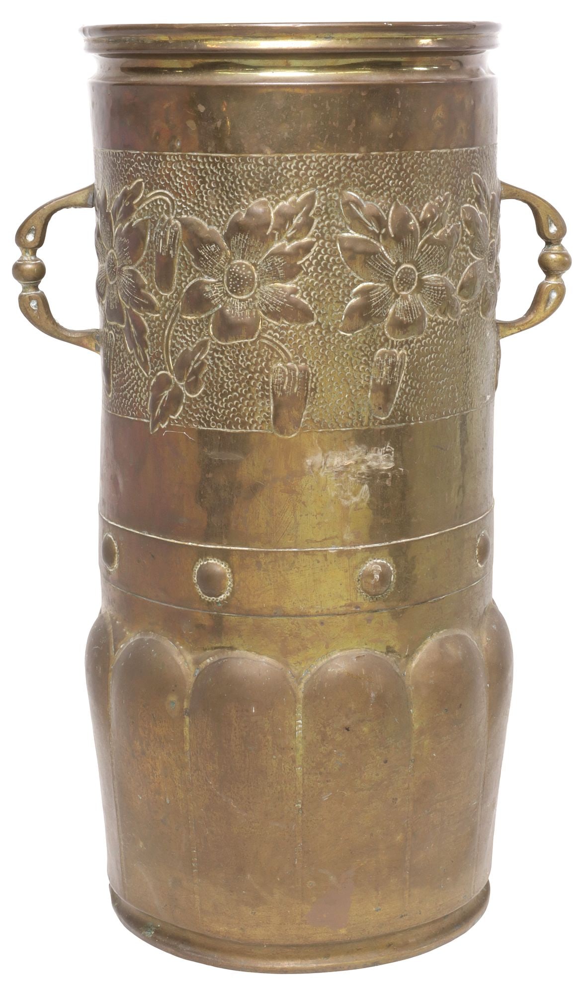 BRASS UMBRELLA OR STICK STAND (1 of 3)