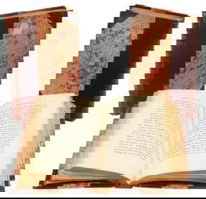 (3) LEATHER-BOUND LIBRARY SHELF BOOKS: 'MEMOIRS OF JOHN SHIPP'