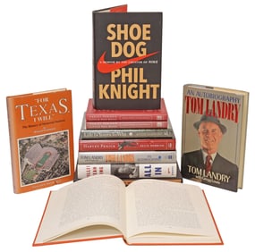 (11) SPORTS BOOKS, AUTOBIOGRAPHIES & HISTORIES, ALL SIGNED