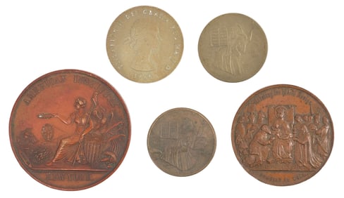(5) U.S. & FOREIGN COLLECTIBLE MEDALS