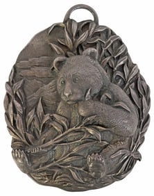 BUCCELLATI STERLING SILVER PANDA ENDANGERED SPECIES ORNAMENT