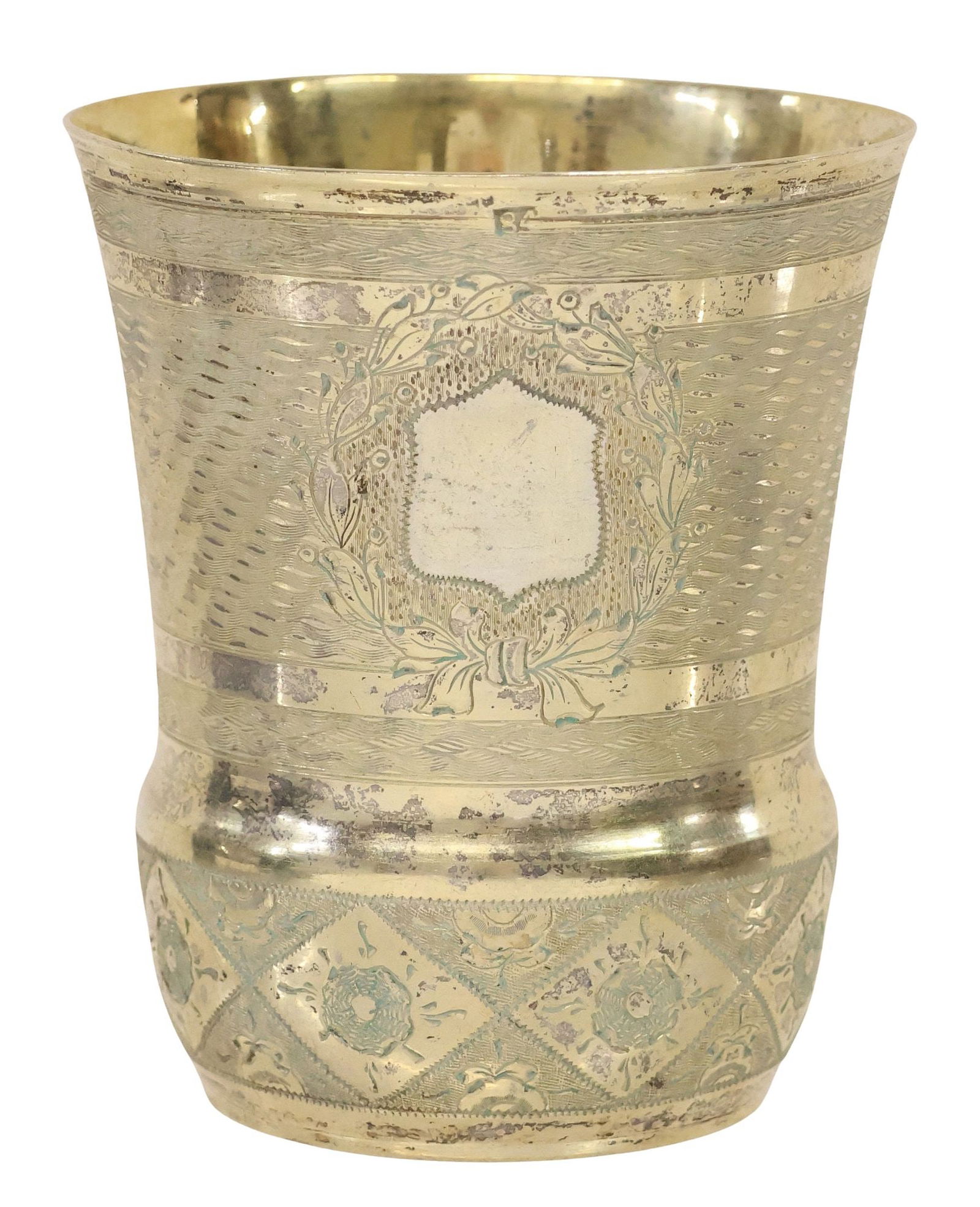 RUSSIAN SILVER-GILT BEAKER OR CUP (1 of 5)