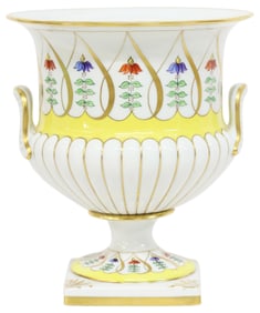 LE TALLEC FOR TIFFANY & CO. 'COEUR FLEURS' PORCELAIN CAMPANA VASE