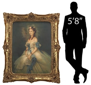 AFTER FRANZ WINTERHALTER (1805-1873) PAINTING, PORTRAIT OF ALEXANDRA