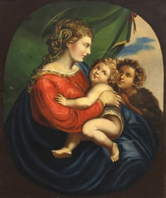 AFTER RAPHAEL PAINTING MADONNA DELLA TENDA