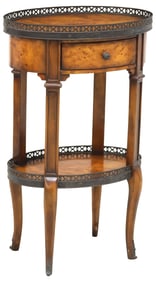 THEODORE ALEXANDER LOUIS XV STYLE BURLWOOD NIGHTSTAND