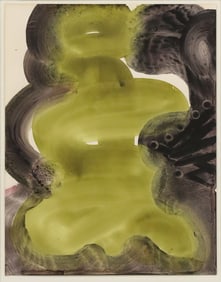 PHILIP RENTERIA (1947-1998) 'HEAVEN EARTH HUMAN' SERIES PAINTING