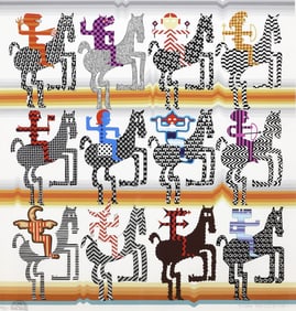 PEDRO FRIEDEBERG (MEXICO, B.1936) SERIGRAPH PRINT, 'AMAZONAS'