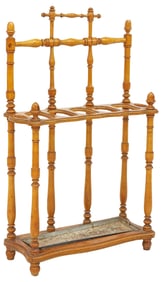 AESTHETIC MOVEMENT FAUX BAMBOO UMBRELLA STAND