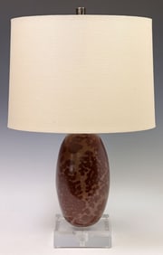 GEOLOGICAL SHIVA LINGAM SPECIMEN 1-LT TABLE LAMP