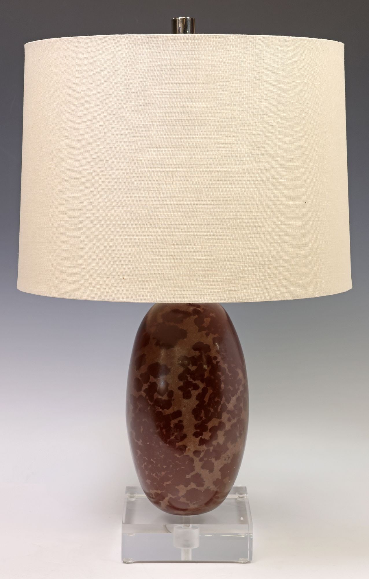 GEOLOGICAL SHIVA LINGAM SPECIMEN 1-LT TABLE LAMP (1 of 6)