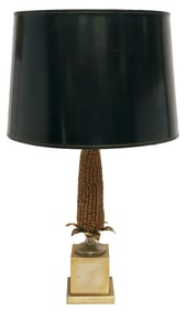 FRENCH MAISON CHARLES STYLE EAR OF CORN 1-LT TABLE LAMP